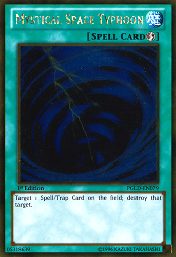 Mystical Space Typhoon [PGLD-EN079] Gold Rare Yu-Gi-Oh!