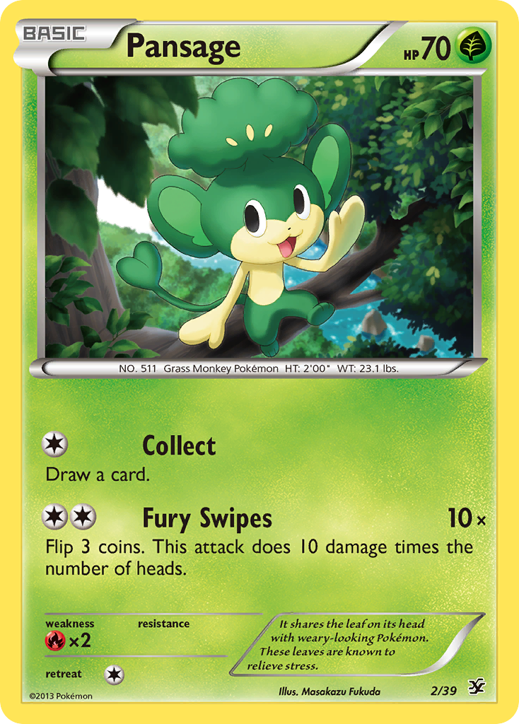 Pansage (2/39) [XY: Kalos Starter Set] Pokémon