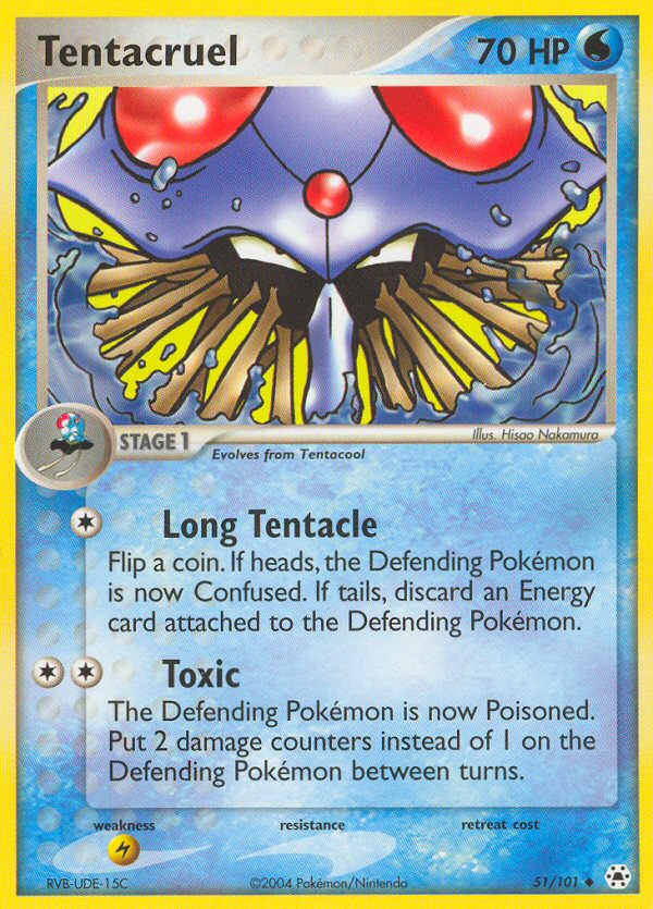 Tentacruel (51/101) [EX: Hidden Legends] Pokémon