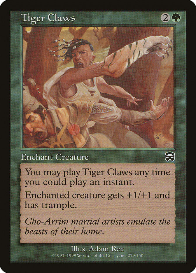 Tiger Claws [Mercadian Masques] Magic: The Gathering