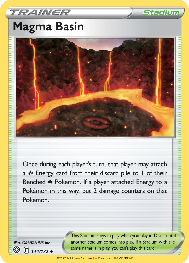 Magma Basin (144/172) [Sword & Shield: Brilliant Stars] Pokémon