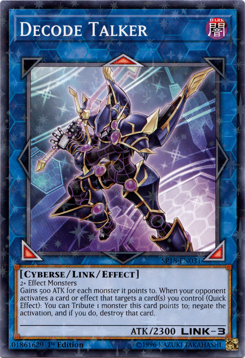 Decode Talker [SP18-EN031] Starfoil Rare Yu-Gi-Oh!