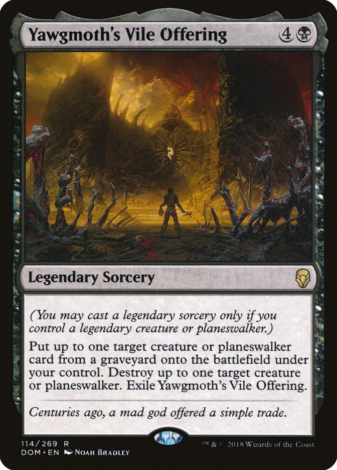 Yawgmoth's Vile Offering [Dominaria] Magic: The Gathering