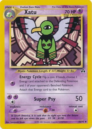 Xatu (52/75) [Neo Discovery Unlimited] Pokémon