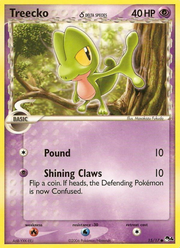 Treecko (15/17) (Delta Species) [POP Series 4] Pokémon