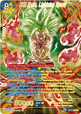 SS2 Kefla, Lightning Speed (SPR) (BT15-148) [Saiyan Showdown] Dragon Ball Super