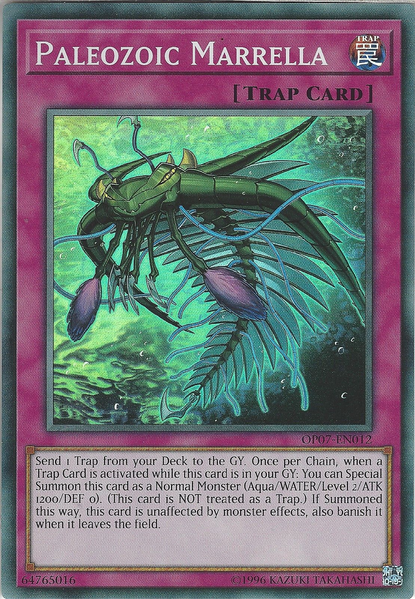 Paleozoic Marrella [OP07-EN012] Super Rare Yu-Gi-Oh!