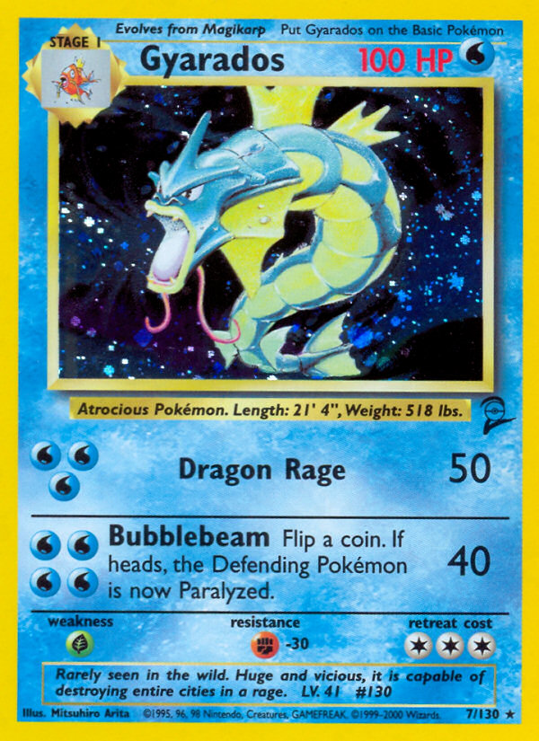 Gyarados (7/130) [Base Set 2] Pokémon