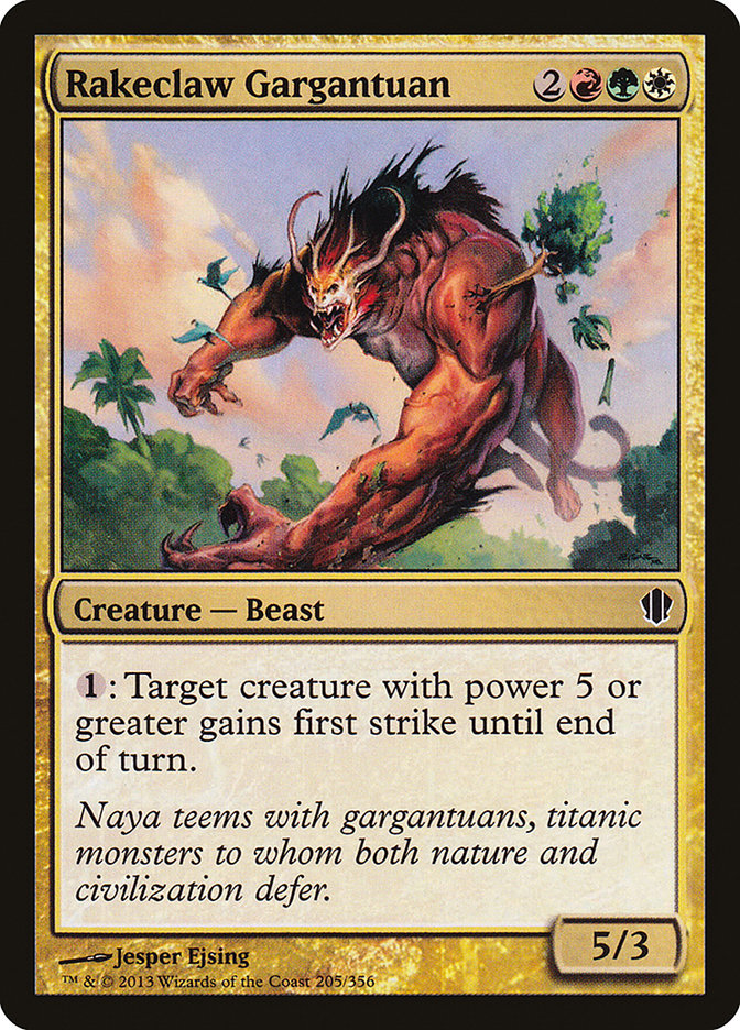 Rakeclaw Gargantuan [Commander 2013] Magic: The Gathering