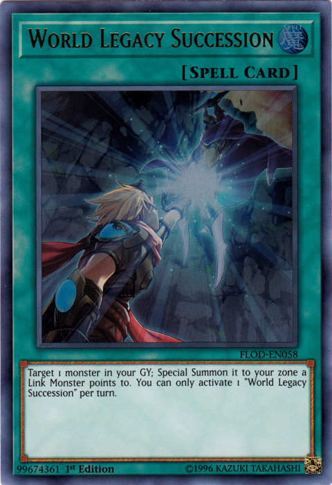 World Legacy Succession [FLOD-EN058] Ultra Rare Yu-Gi-Oh!