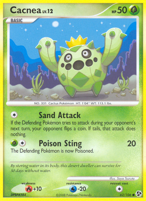 Cacnea (62/106) [Diamond & Pearl: Great Encounters] Pokémon