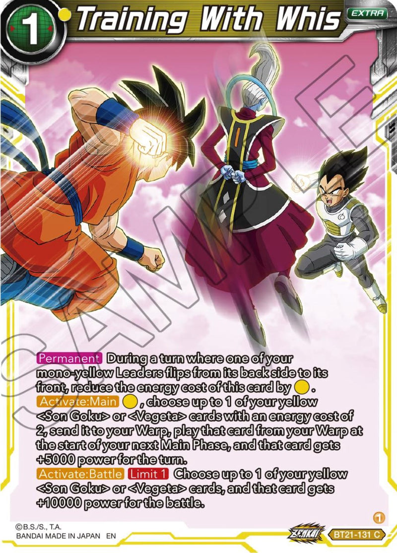 Training With Whis (BT21-131) [Wild Resurgence] Dragon Ball Super