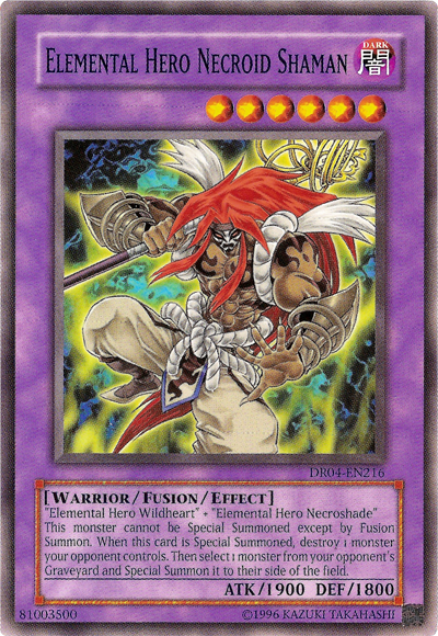 Elemental Hero Necroid Shaman [DR04-EN216] Common Yu-Gi-Oh!