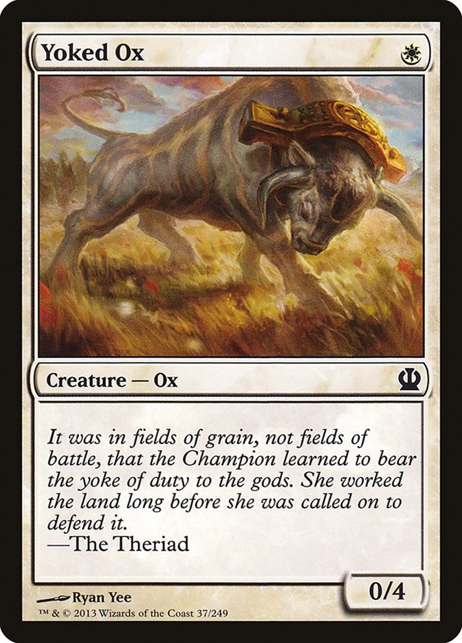 Yoked Ox [Theros] Magic: The Gathering