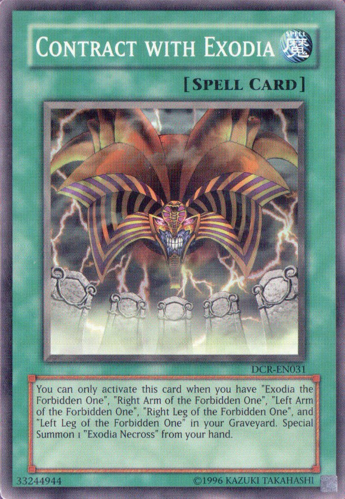 Contract with Exodia [DCR-EN031] Common Yu-Gi-Oh!
