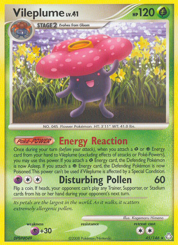 Vileplume (45/146) [Diamond & Pearl: Legends Awakened] Pokémon