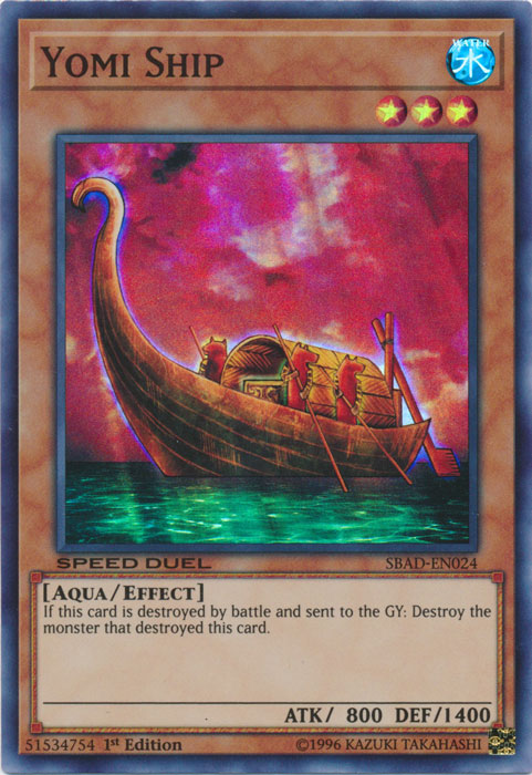 Yomi Ship [SBAD-EN024] Super Rare Yu-Gi-Oh!