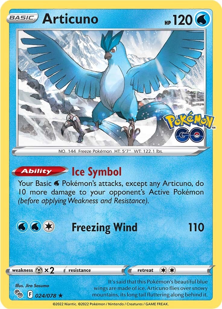 Articuno (024/078) [Pokémon GO] Pokémon