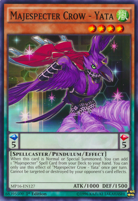 Majespecter Crow - Yata [MP16-EN127] Common Yu-Gi-Oh!