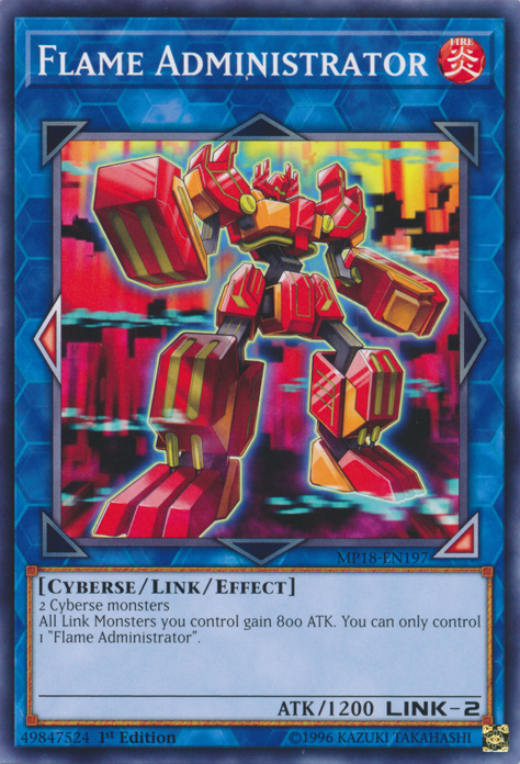 Flame Administrator [MP18-EN197] Common Yu-Gi-Oh!