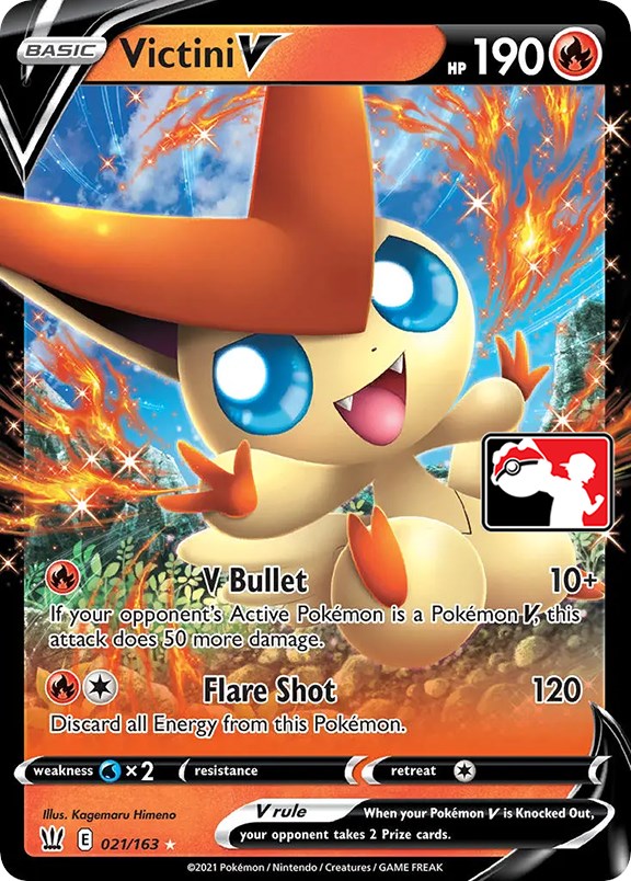 Victini V (021/163) [Prize Pack Series One] Pokémon