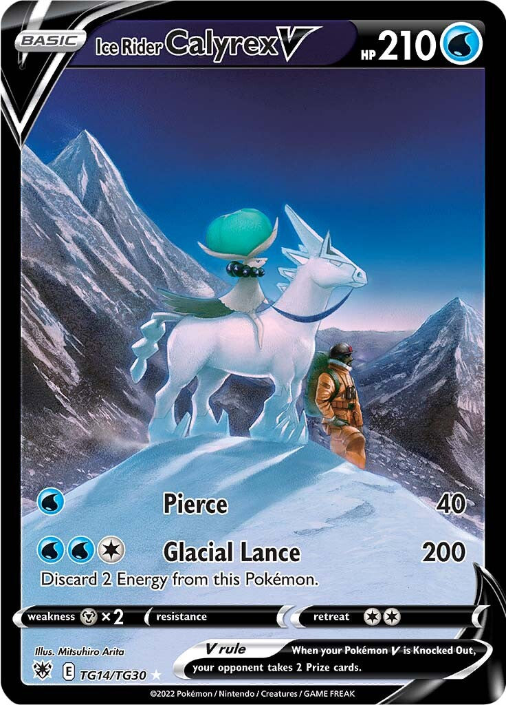 Ice Rider Calyrex V (TG14/TG30) [Sword & Shield: Astral Radiance] Pokémon