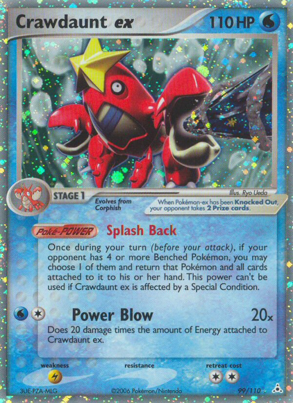 Crawdaunt ex (99/110) [EX: Holon Phantoms] Pokémon