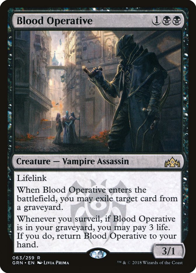 Blood Operative [Guilds of Ravnica] Magic: The Gathering