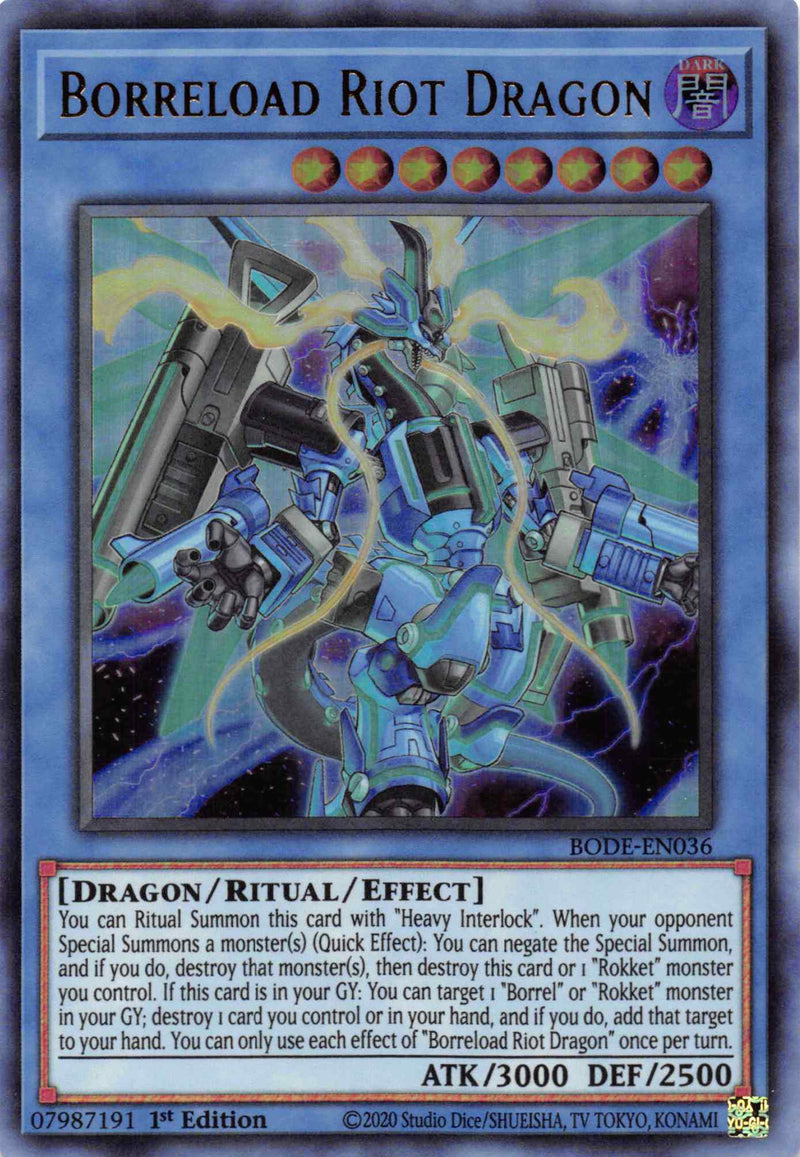 Borreload Riot Dragon [BODE-EN036] Ultra Rare Yu-Gi-Oh!