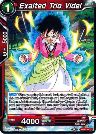 Exalted Trio Videl (BT7-014) [Assault of the Saiyans] Dragon Ball Super