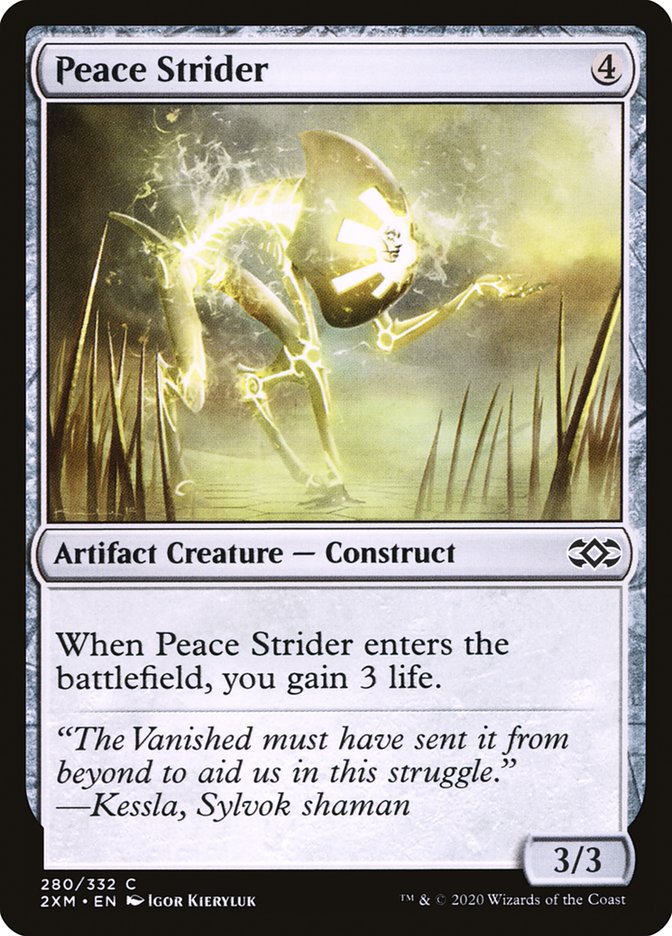 Peace Strider [Double Masters] Magic: The Gathering