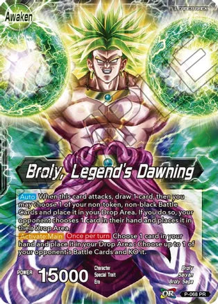 Broly // Broly, Legend's Dawning (P-068) [Mythic Booster] Dragon Ball Super