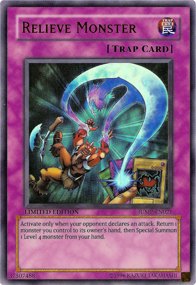 Relieve Monster [JUMP-EN021] Ultra Rare Yu-Gi-Oh!