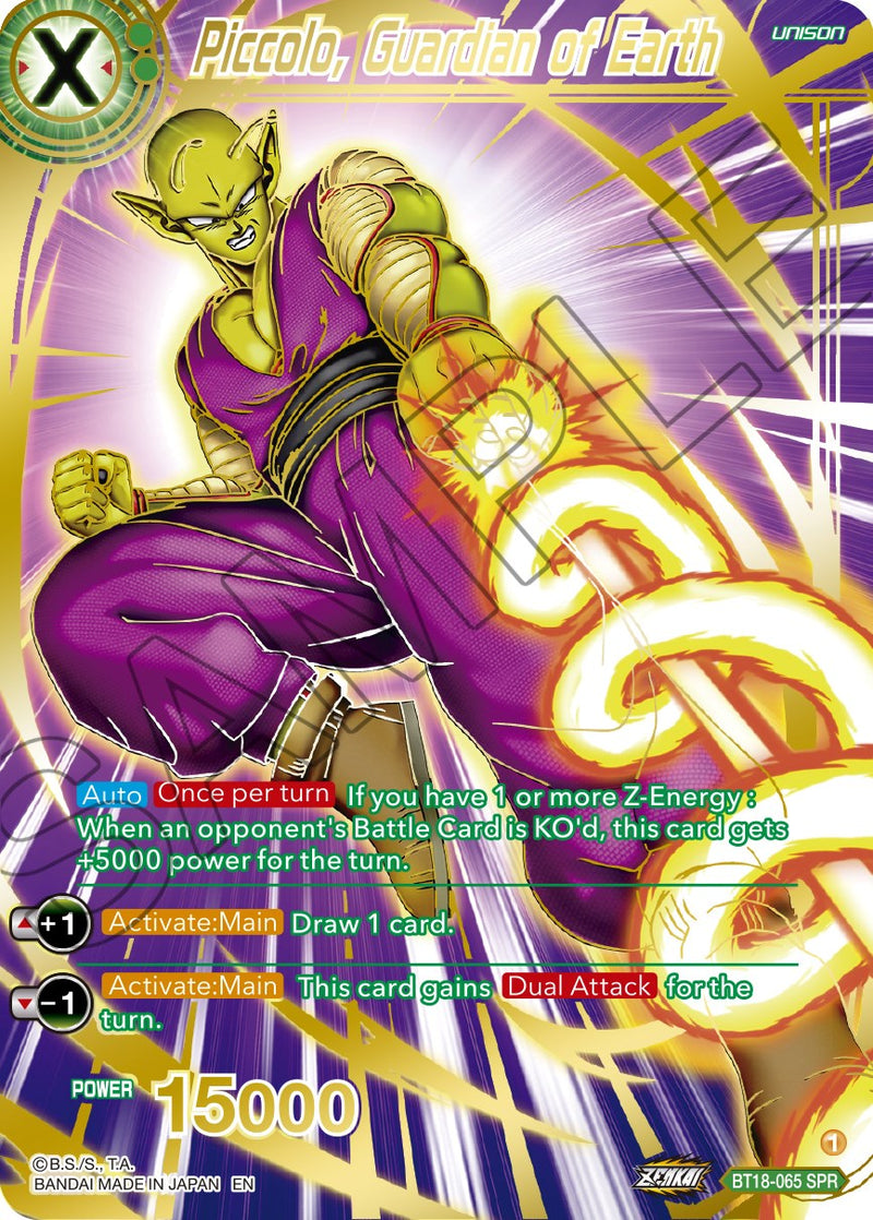 Piccolo, Guardian of Earth (SPR) (BT18-065) [Dawn of the Z-Legends] Dragon Ball Super