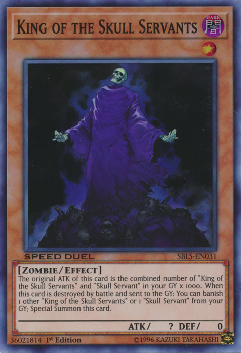 King of the Skull Servants [SBLS-EN031] Super Rare Yu-Gi-Oh!