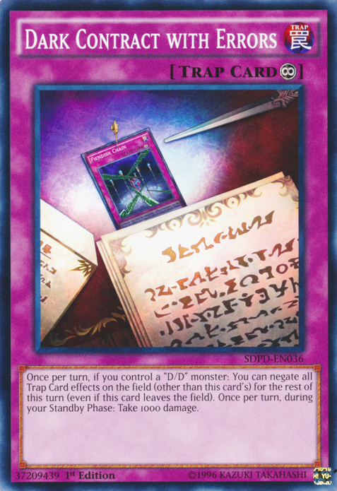 Dark Contract with Errors [SDPD-EN036] Common Yu-Gi-Oh!