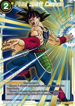 Final Spirit Cannon (Gold Stamped) (DB1-079) [Mythic Booster] Dragon Ball Super