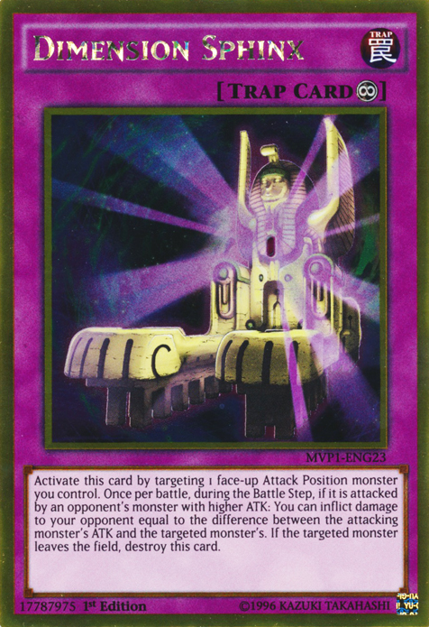 Dimension Sphinx [MVP1-ENG23] Gold Rare Yu-Gi-Oh!