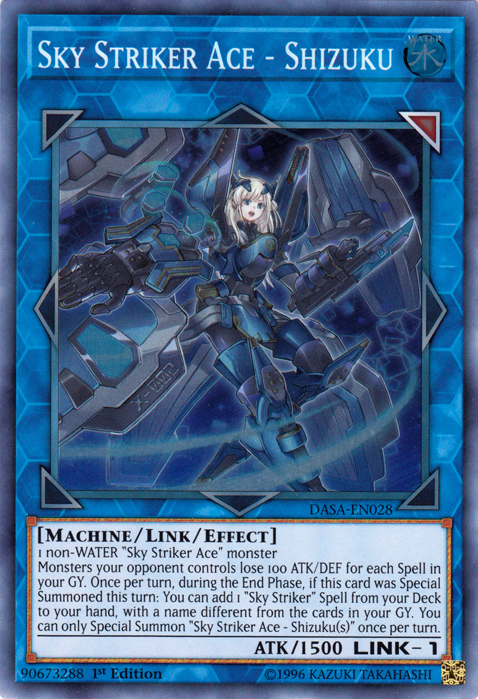 Sky Striker Ace - Shizuku [DASA-EN028] Super Rare Yu-Gi-Oh!