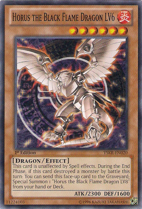 Horus the Black Flame Dragon LV6 [YSKR-EN020] Common Yu-Gi-Oh!