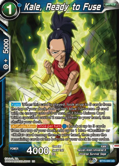 Kale, Ready to Fuse (BT15-044) [Saiyan Showdown] Dragon Ball Super