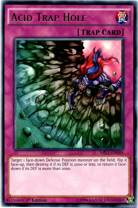 Acid Trap Hole [MIL1-EN044] Rare Yu-Gi-Oh!