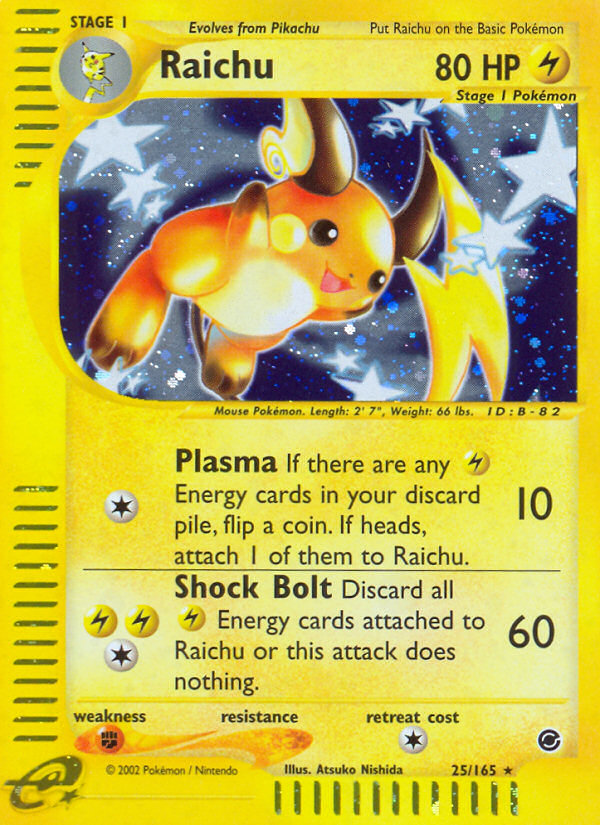 Raichu (25/165) [Expedition: Base Set] Pokémon