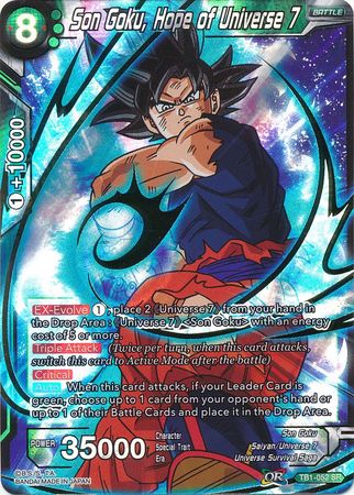 Son Goku, Hope of Universe 7 (TB1-052) [The Tournament of Power] Dragon Ball Super
