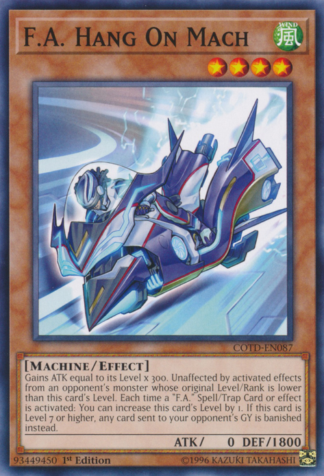 F.A. Hang On Mach [COTD-EN087] Common Yu-Gi-Oh!