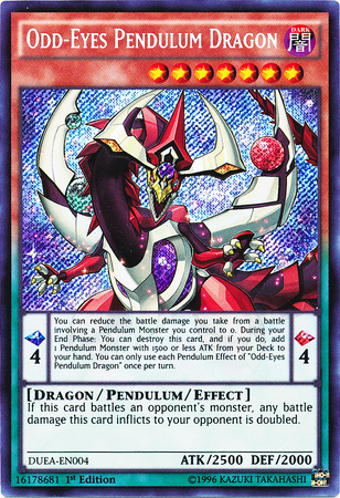 Odd-Eyes Pendulum Dragon [DUEA-EN004] Secret Rare Yu-Gi-Oh!