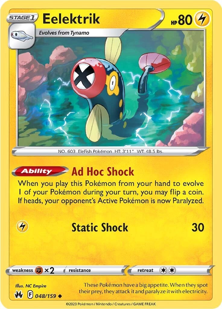 Eelektrik (048/159) [Sword & Shield: Crown Zenith] Pokémon