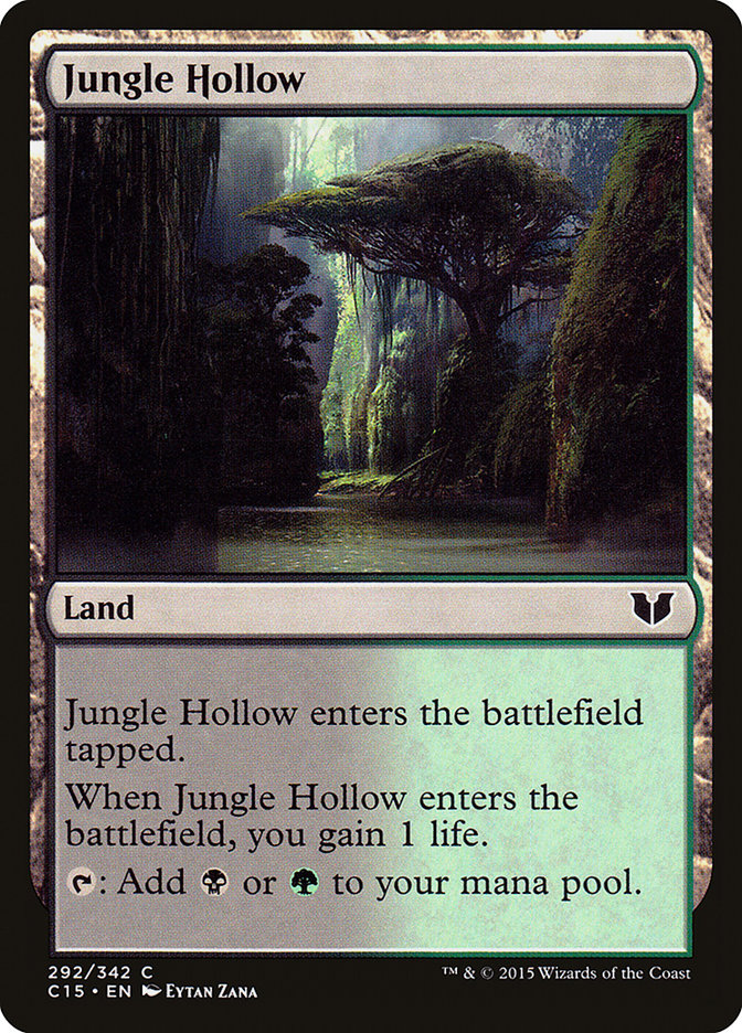 Jungle Hollow [Commander 2015] Magic: The Gathering