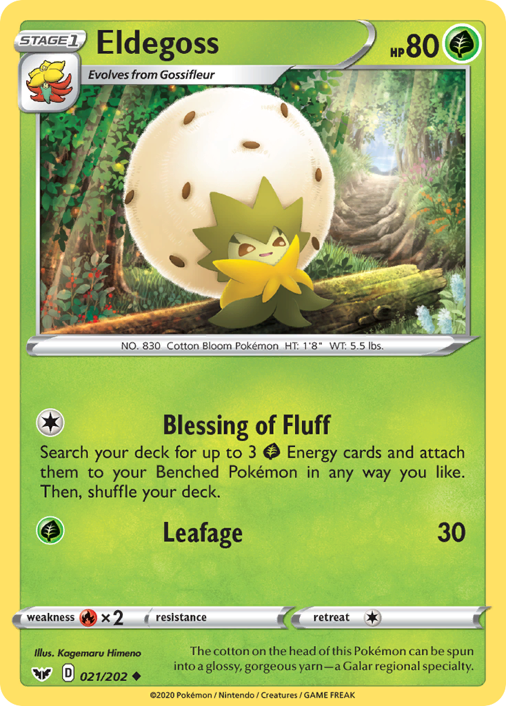 Eldegoss (021/202) [Sword & Shield: Base Set] Pokémon