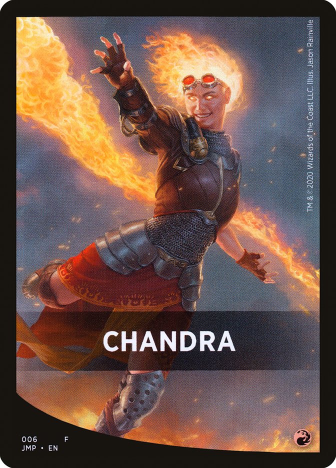 Chandra Theme Card [Jumpstart Front Cards] Magic: The Gathering